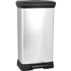 CURVER Odpadkový kôš Curver Decobin pedal strieborný 50 l