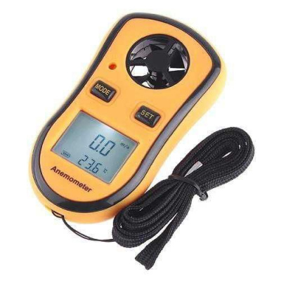 Anemometer - digitálny merač rýchlosti vetra a teploty GM8908