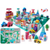 Drevené bloky vzdelávacie mestské puzzle 128el. (Drevené bloky vzdelávacie mestské puzzle 128el.)