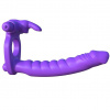 Pipedream Fantasy C-Ringz Silicone Double Penetrator Rabbit