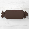 Biante Vankúš valec bonbon Rongo RG-051 Hnedý 15x100 cm