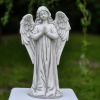 Modliaci sa Anjel s Krídlami - Betónová Figúrka Ručne Maľovaná, 31 cm