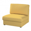 Dekoria Poťah na neskladacie kreslo Kivik, matná žltá, Poťah na kreslo Kivik, Cotton Panama, 702-41