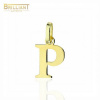 Zlatý prívesok Au585/000 14k Písmeno P - Rozmer: 1.7