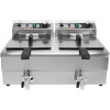 Fritéza dvoukomorová s ventilem 2x 5000W 2x16l Yato Gastro YG-04634