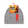 Dámska Heat Holders teplá zimná čiapka CABLE Vyber si FARBU: Šedá