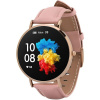 Garett Smartwatch Verona zlatá, ružový remienok