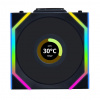 Lian Li UNI FAN SL Wireless LCD Fan, ARGB, PWM - 120mm, Black 12SLLCD1W1B