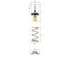 MAHLE Termostat, chladivo BEHR TX 257 82D