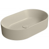 GSI KUBE X keramické umývadlo na dosku, 60x37cm, oválne, creta mat
