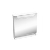 RAVAK CLASSIC II 700 Zrkadlová skrinka 700x140x760 mm,2 dvierka, LED osvetl. Biela+Cleaner X000001470