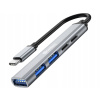 Sandberg 336-50 USB-C huby a rozbočovače 5000 Mbit/s Sivá