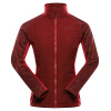 ALPINE PRO JORWA ČERVENÁ DÁMSKA MIKINA S MERINO VÝPLŇOU L-L