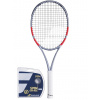 Tenisová raketa Babolat Pure Strike Lite 4-gen - grey/fluo strike + výplet (3)