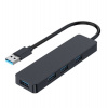 USB hub 3.1 s káblom , 4 porty, čierna farba GEMBIRD (UHB-U3P4-04)