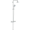 GROHE Tempesta Cosmopolitan nástenný sprchový systém s termostatom, horná sprcha 1jet priemer 160 mm, ručná sprcha 2jet, chróm, 27922000
