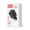 AC nabíjačka ColorWay GaN Mini 25W PD Port, PPS, USB-C, čierna (CW-CHS052PD-BK)
