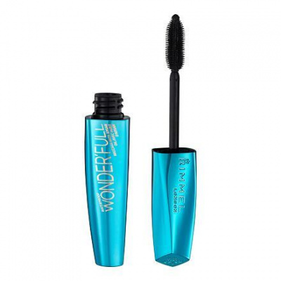 Rimmel London Wonder Full Argan Oil Mascara Waterproof voděodolná objemová prodlužující řasenka 11 ml odstín 001 Black