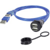 USB konektor encitech 1310-1028-04 1310-1028-04, USB typ A, 2.00 m, 1 ks; 1310-1028-04