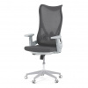 Nábytek PEGAS s.r.o. Kancelářská židle, houpací mechanismus, šedá síťovina, KA-S248 GREY
