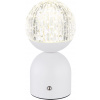 Globo Lighting Julsy stolová lampa 1x2.5 W biela-priehľadná 21007W