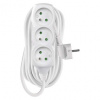 EMOS Predlžovací kábel 7 m / 3 zásuvky / biely / PVC / 1 mm2 P0317