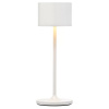 Blomus Prenosná stolová lampa FAROL MINI 19,5 cm, LED, biela, hliník