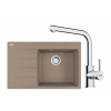 FRANKE SETG250KA fragranit drez 780x500mm CNG 611-78 TL/7 kašmír+batéria FS 3230.031 Chróm FRA 114.0700.683