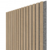 WALL CONCEPT akustický panel Dub Butterscotch, sivý filc + MDF, 2750x604x21 mm, 1,66 m2
