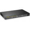 ZyXEL GS1900-48HPv2, 48-port GbE L2 Smart Switch, 170 Watt, rackmount