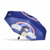 Skladací dáždnik Dúhová nálada - modrá