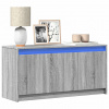 VidaXL TV skrinka s LED, sivý dub sonoma, 100x34x50 cm