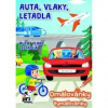 Omaľovánka A5 Autá, vlaky, lietadlá