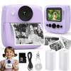 INSTANTNÝ FOTOAPARÁT PRE DETI TLAČIAREŇ MINI 32 GB 3 ROLKY + NÁLEPKY