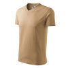Malfini V-NECK 102 Tričko unisex XXL, Piesková