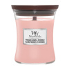 WoodWick - Pressed Blooms & Patchouli váza střední 275g