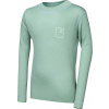 Juniorské merino triko SENSOR Df Logo Up basil green Velikost: 140, Barva: Zelená