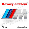 Kovový emblém M - pre Bmw typ 1