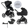 EASYWALKER Kočík kombinovaný Zoey Pure Black + CYBEX Aton B2 i-Size + základňa