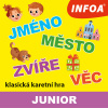 Krabicová hra - Jméno, město, zvíře, věc - JUNIOR