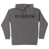 INDEPENDENT mikina - Bar Logo P/O Hooded Heavyweight Charcoal (154294) veľkosť: L