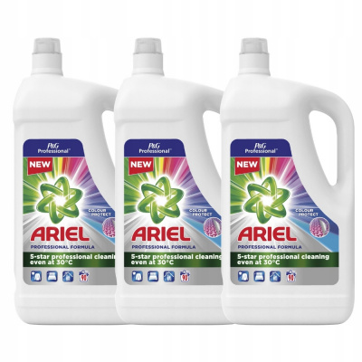 Prací gél - 3x Ariel Professional Color Liquid 4,95l 90 praní (Prací gél - 3x Ariel Professional Color Liquid 4,95l 90 praní)