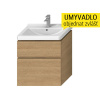 Jika H40J4244025191 CUBITO-N 65 umývadlová skrinka 64x48x40cm,2 zásuvky, dub H40J4244025191