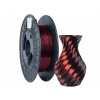 Filament 3DPower PLA SILK DUAL 1.75 mm RED BLACK ČERVENÁ ČIERNA 0.3 kg MAGIC