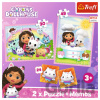 Trefl Puzzle 2v1 Gabi so svojím mačacím kamarátom + pexeso 1-39 dielov