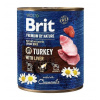 RIT BRIT Premium by nature Junior Turkey with Liver - vlhké krmivo pre psov - 800g