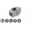 Samorezný keystone Solarix CAT6 STP SXKJ-6-STP-BK-SA (25286802)