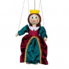 Kráľovná 20 cm, drevená bábika