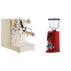 Lelit Mara PL62X V2, gold + Eureka Atom W 65, ferrari red