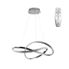 NEDES J4331/CH Závesné LED svietidlo 70W, 3000K-6500K, 4300lm, IP20, diaľkový ovládač, stmievanie, chróm